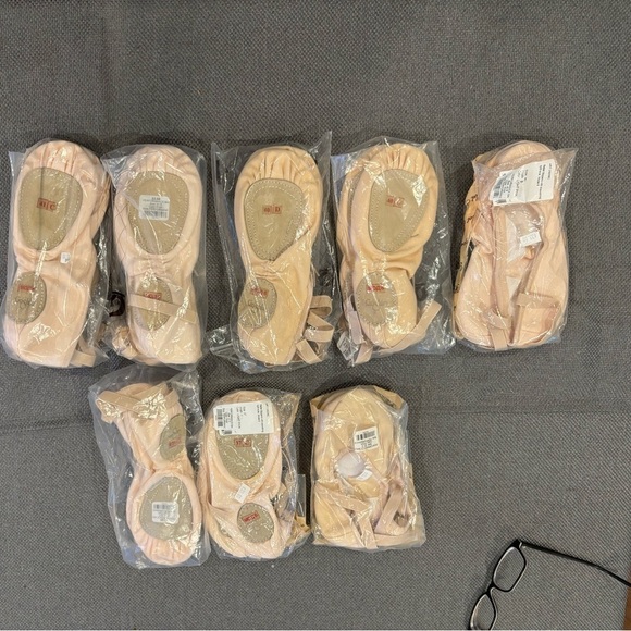 GRISHKO Performance Ballet canvas soft split sole ballet shoe. Color: Pink. 41C - Picture 6 of 7